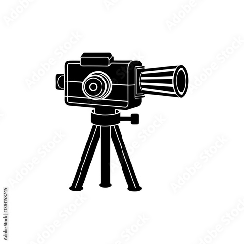 Laser Measuring Tool silhouette vector