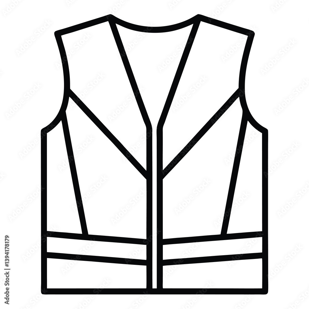 Vector illustration of a work shirt