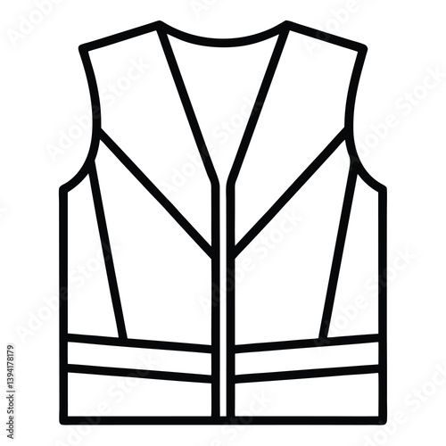 Vector illustration of a work shirt