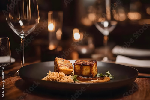 Savor Exquisite Grilled Cubes with Sauce