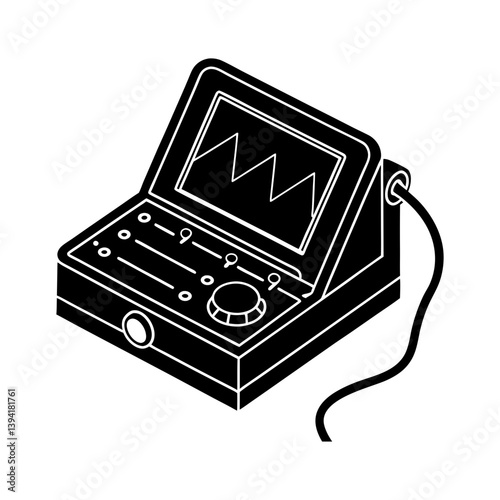 Impedance Analyzer silhouette vector