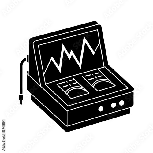 Impedance Analyzer silhouette vector