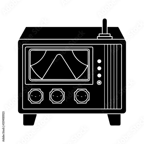Impedance Analyzer silhouette vector