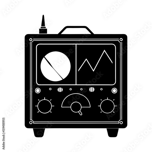 Impedance Analyzer silhouette vector