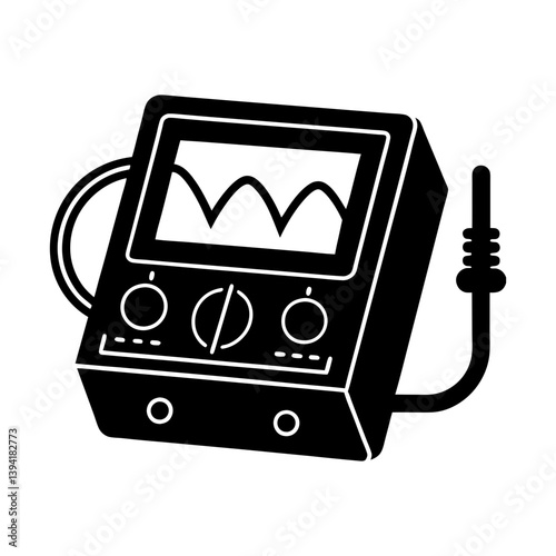 Impedance Analyzer silhouette vector