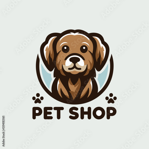 pet shop logo vector 