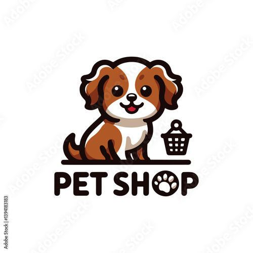 pet shop logo vector 