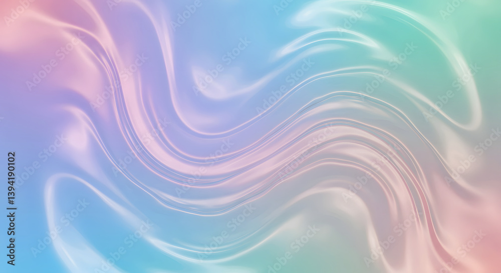 Fototapeta premium Soft Gradient Swirl Background with Pastel Colors and Smooth Transitions for Dreamy Effects