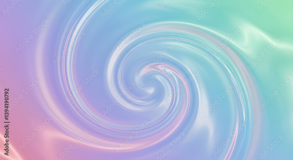Obraz premium Soft Gradient Swirl Background with Pastel Colors and Smooth Transitions for Dreamy Effects