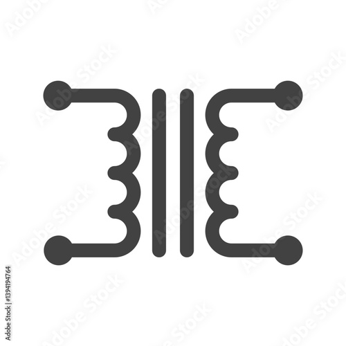 Transformer icon vector image. Suitable for mobile apps, web apps and print media.