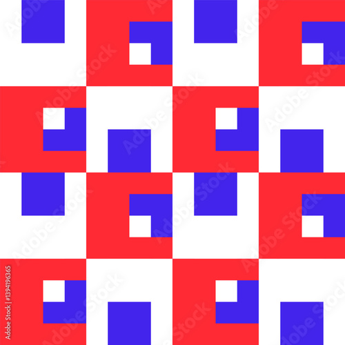 Abstract geometric seamless...