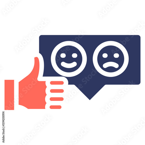 Feedback glyph color icon