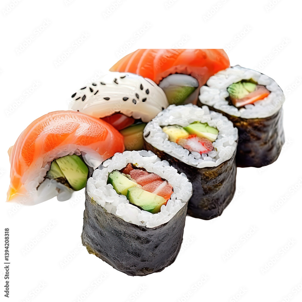 Sushi on white background.png Sushi on white background.png