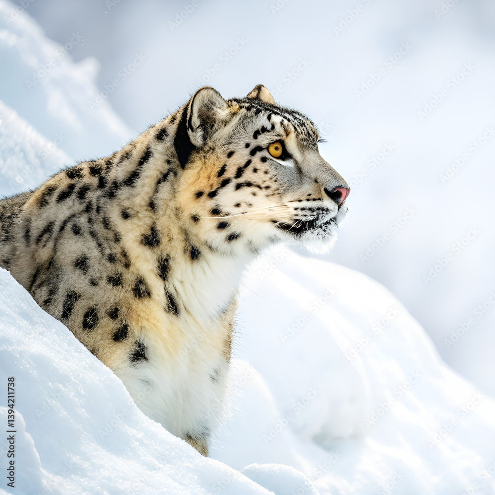 Fototapeta premium portrait of a leopard