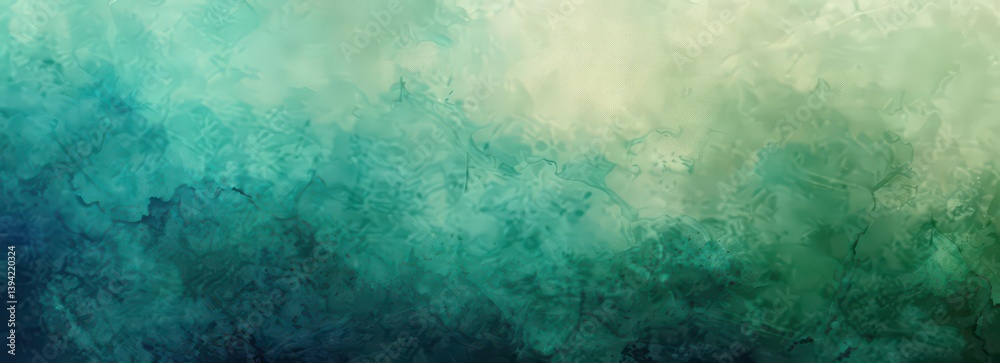 Fototapeta premium A textured gradient background in shades of blue and green, ideal for digital design.
