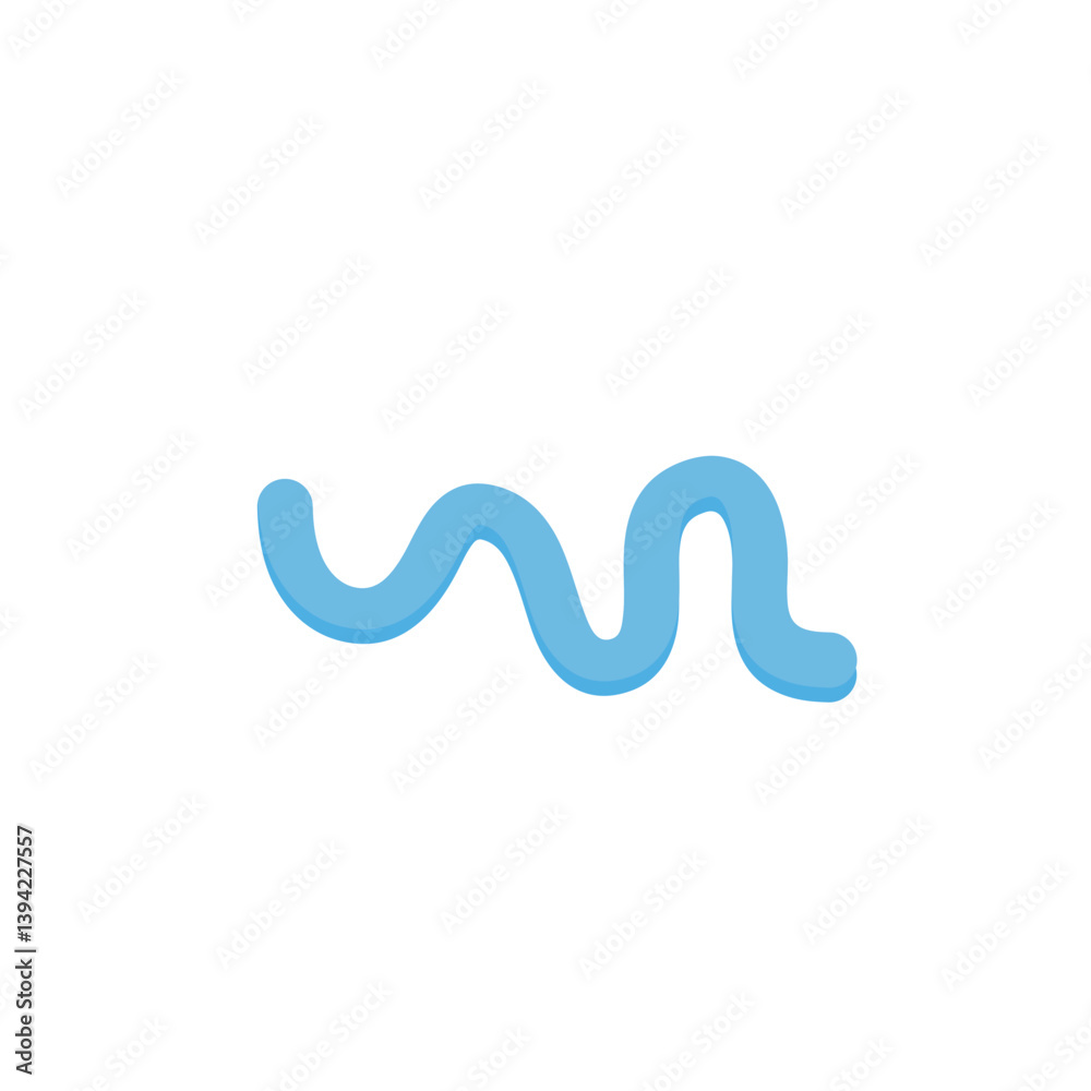 Spirochetes bacteria icon. Microbiology. Vector illustration in flat style. Spirochetes bacteria icon. Microbiology. Vector illustration in flat style.
