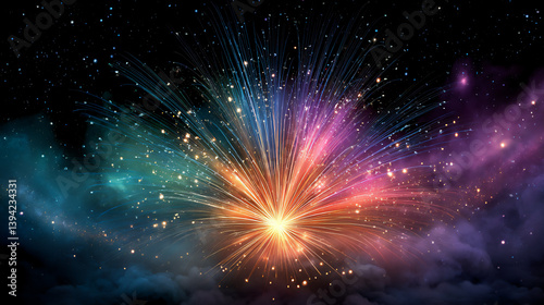 name: cosmic fireworks display