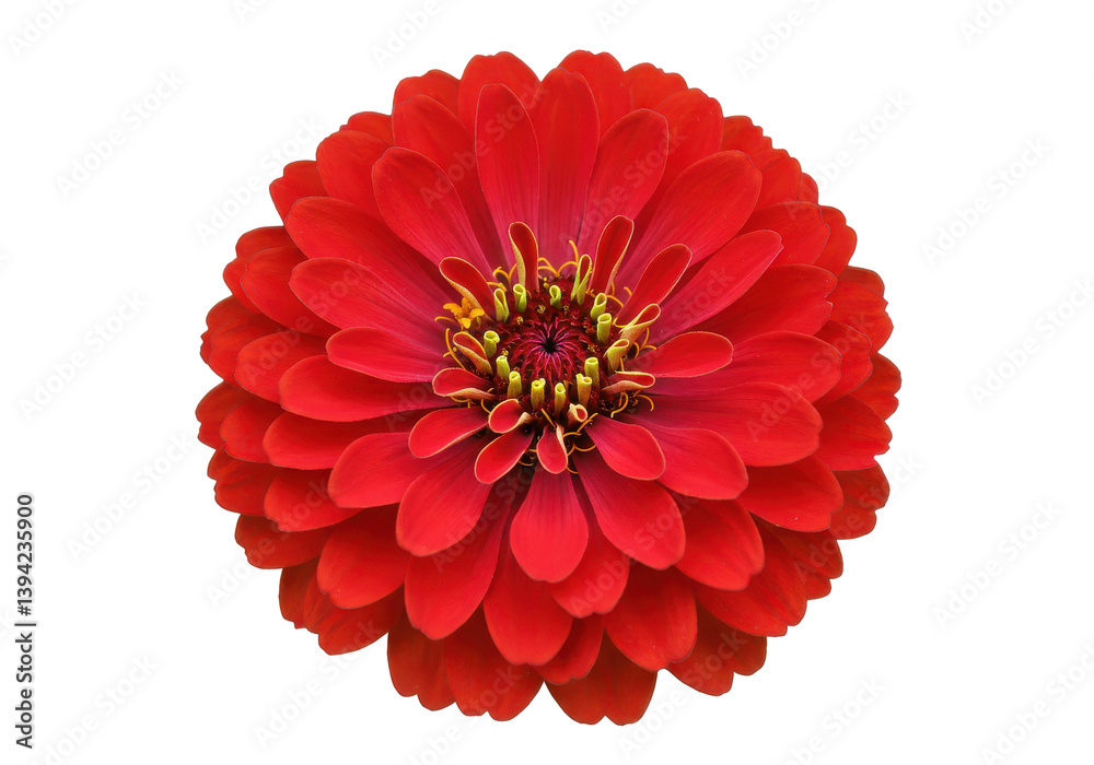 Vibrant red flower with intricate petals against a black background, showcasing nature's beauty Vibrant red flower with intricate petals against a black background, showcasing nature's beauty