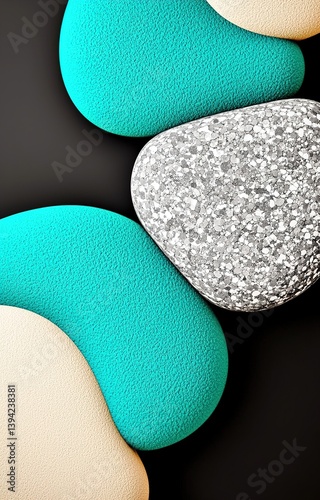 3d rendered illustration of an abstract background