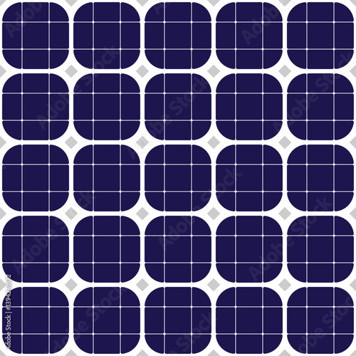 Solar panel pattern seamless.