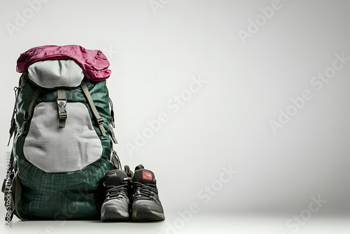 Adventure Backpack, Hiking Boots Ready