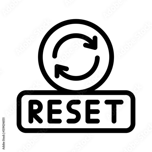 reset line icon