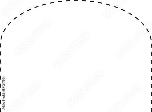 arch tracing shape outline