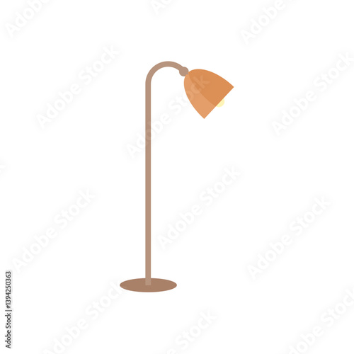 Classic Floor Lamp. Design element for Loft, Living Room, Bedroom, Study Room and Office.