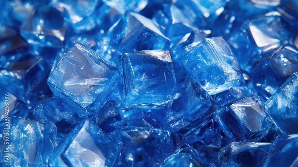Blue crystals background texture Blue crystals background texture