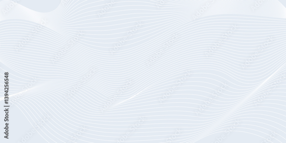 Premium background design with white line pattern (texture) in luxury pastel colour. Abstract horizontal vector template for business banner, formal backdrop, prestigious voucher, luxe invite