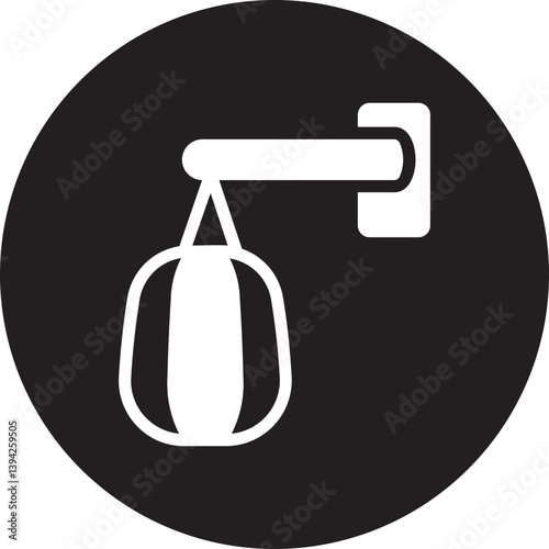 Punching Ball  glyph icon