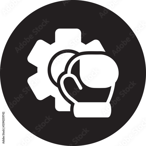 Boxing  glyph icon