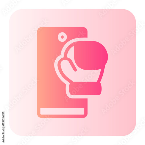Smartphone gradient icon