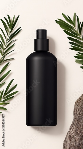 A sleek and minimalist blac...