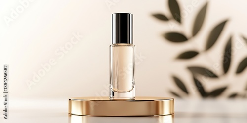 An elegant perfume bottle r...