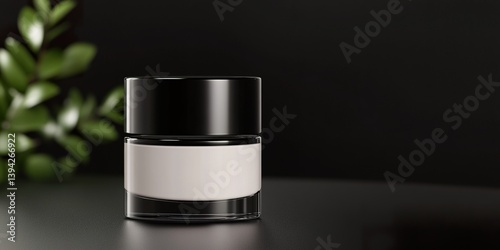 A minimalist skincare cream...