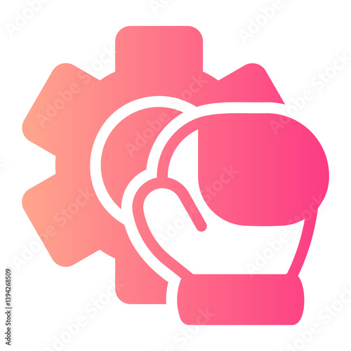 Boxing  gradient icon