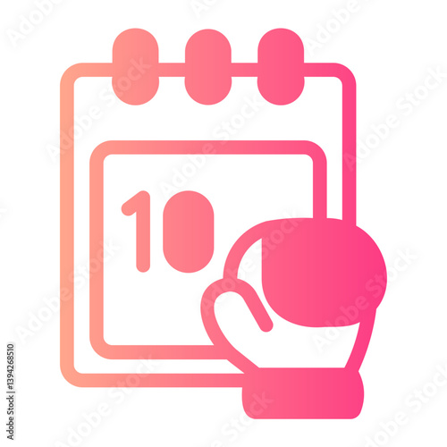 calendar gradient icon