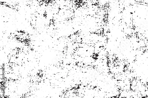 Rough, scratch, splatter grunge pattern design brush strokes. Overlay texture. Faded black-white dyed paper texture. Sketch grunge design. Use for poster, cover, banner, mock-up, stickers layout.
