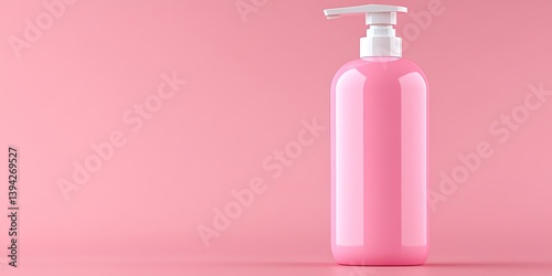 A vibrant, clean, pink soap...