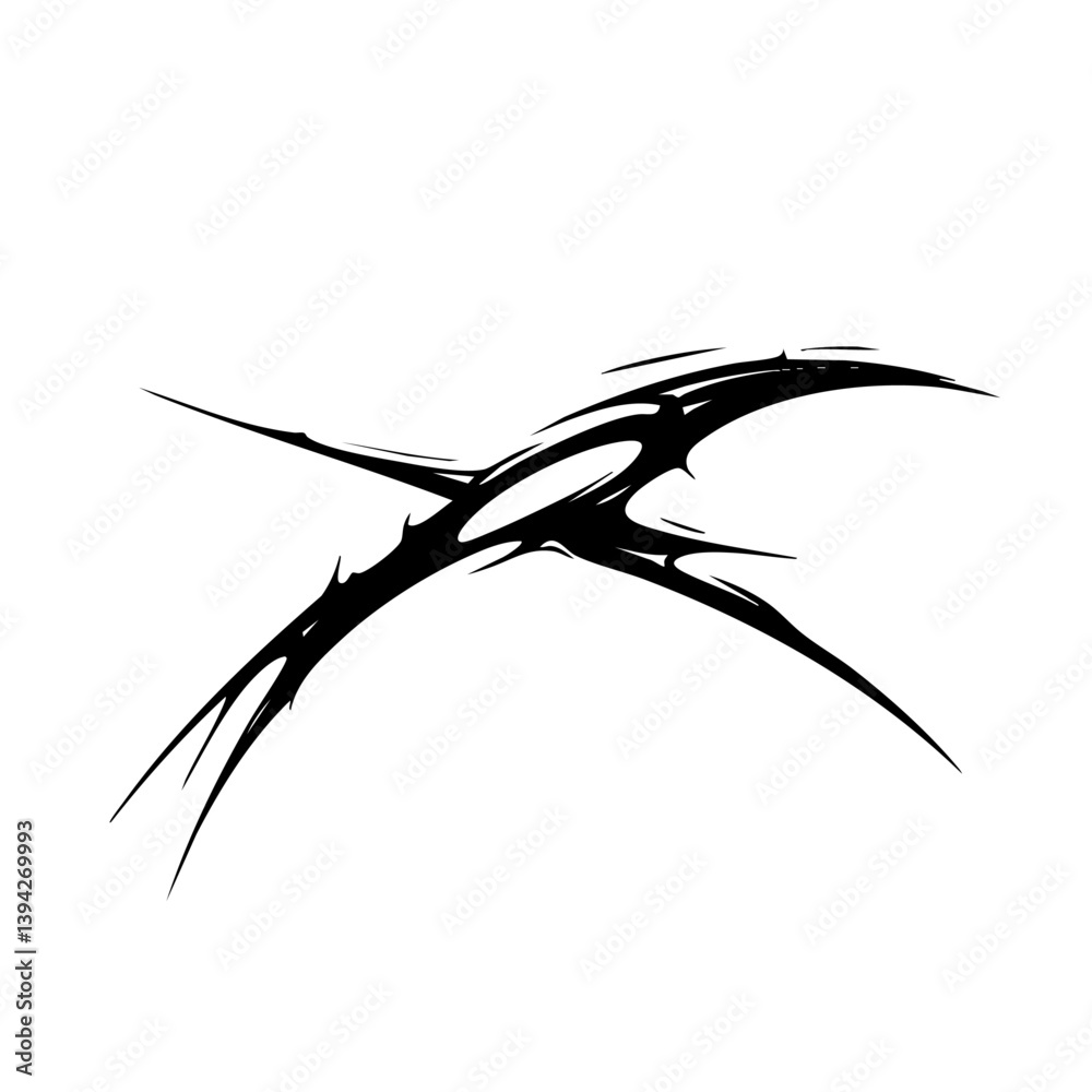 Tribal Tattoo Style Claw Design Logo Design Illustration Bold Black Abstract Ink Art with Sharp Edges and Dynamic Flow Tribal Tattoo Style Claw Design Logo Design Illustration Bold Black Abstract Ink Art with Sharp Edges and Dynamic Flow