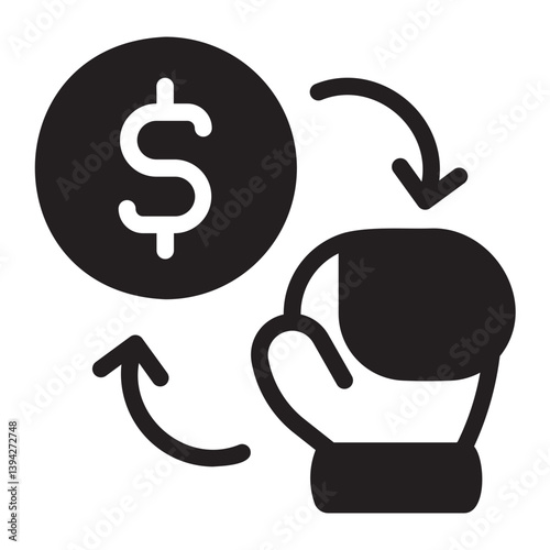 Exchange glyph icon