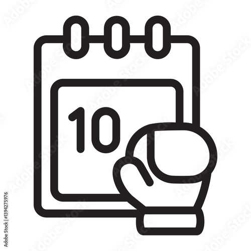calendar line icon