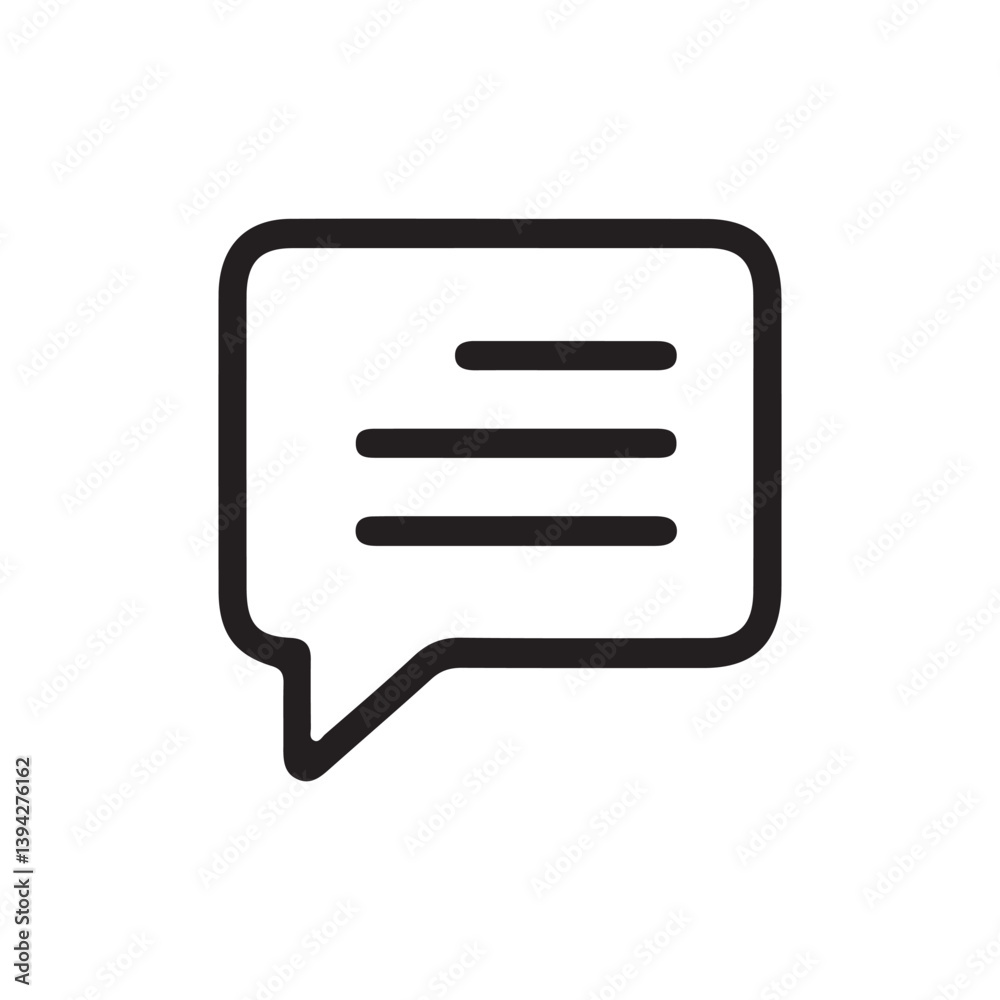 vector speech bubble icon vector speech bubble icon
