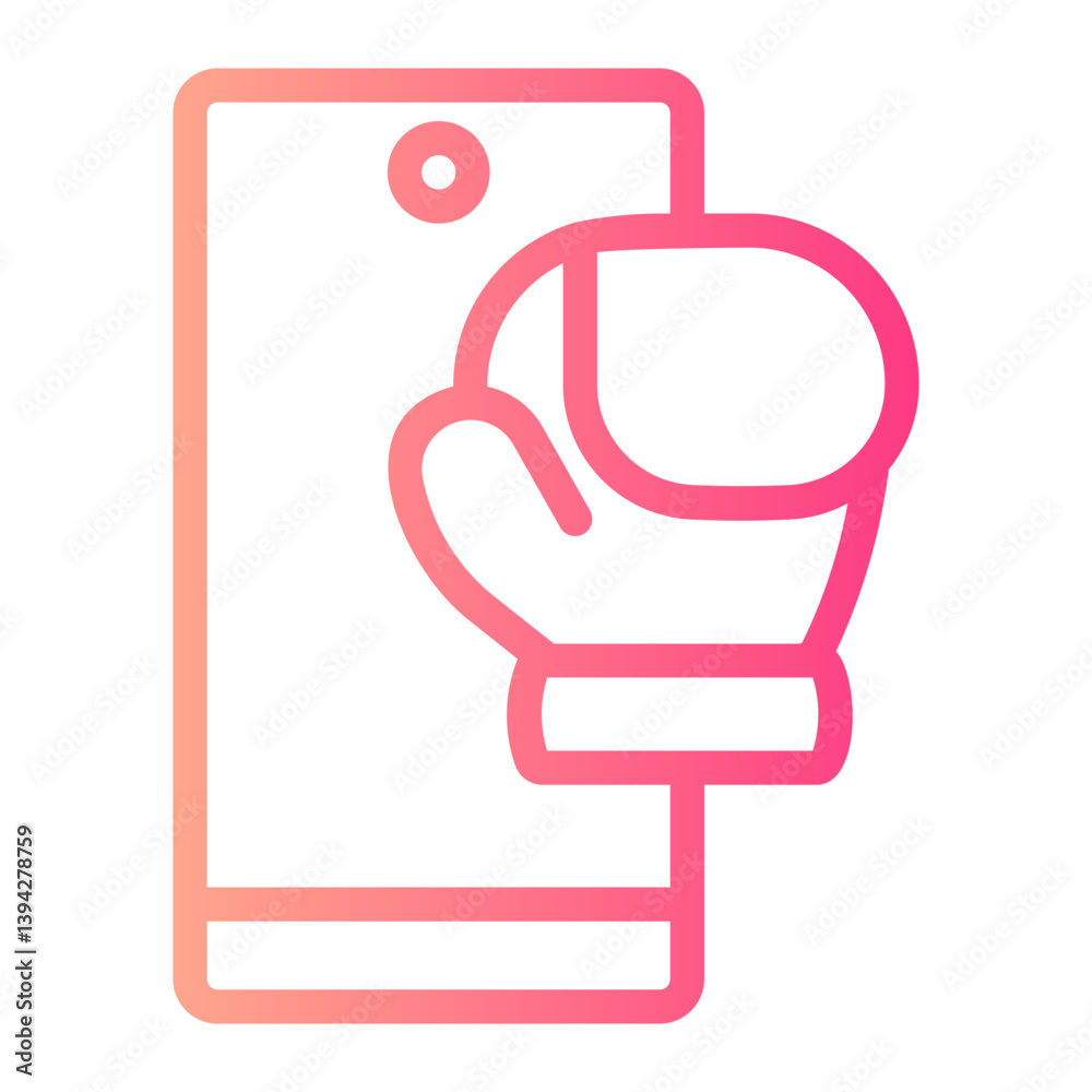 Smartphone gradient icon Smartphone gradient icon