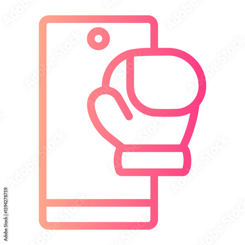 Smartphone gradient icon