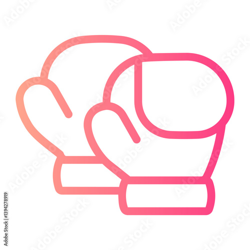 Boxing Gloves gradient icon