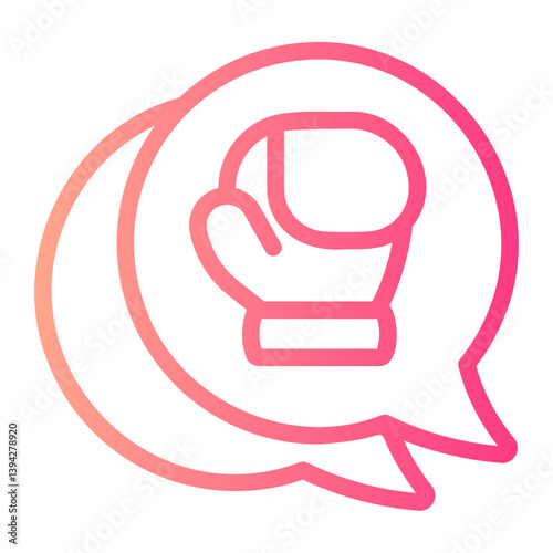 Chat gradient icon
