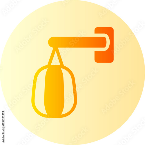 Punching Ball  gradient icon