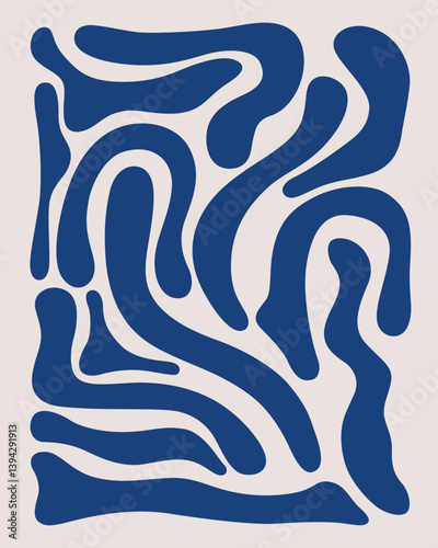 blue water movement vibration art